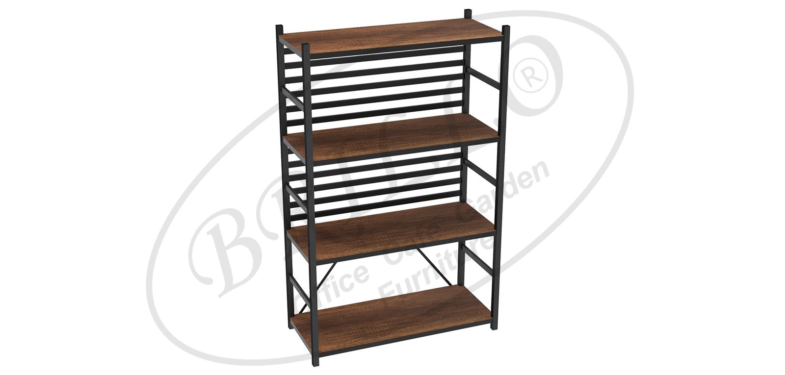 Toli 4'lü Raf (Yatay) - Ofis mobilyası - Ofis mobilyaları